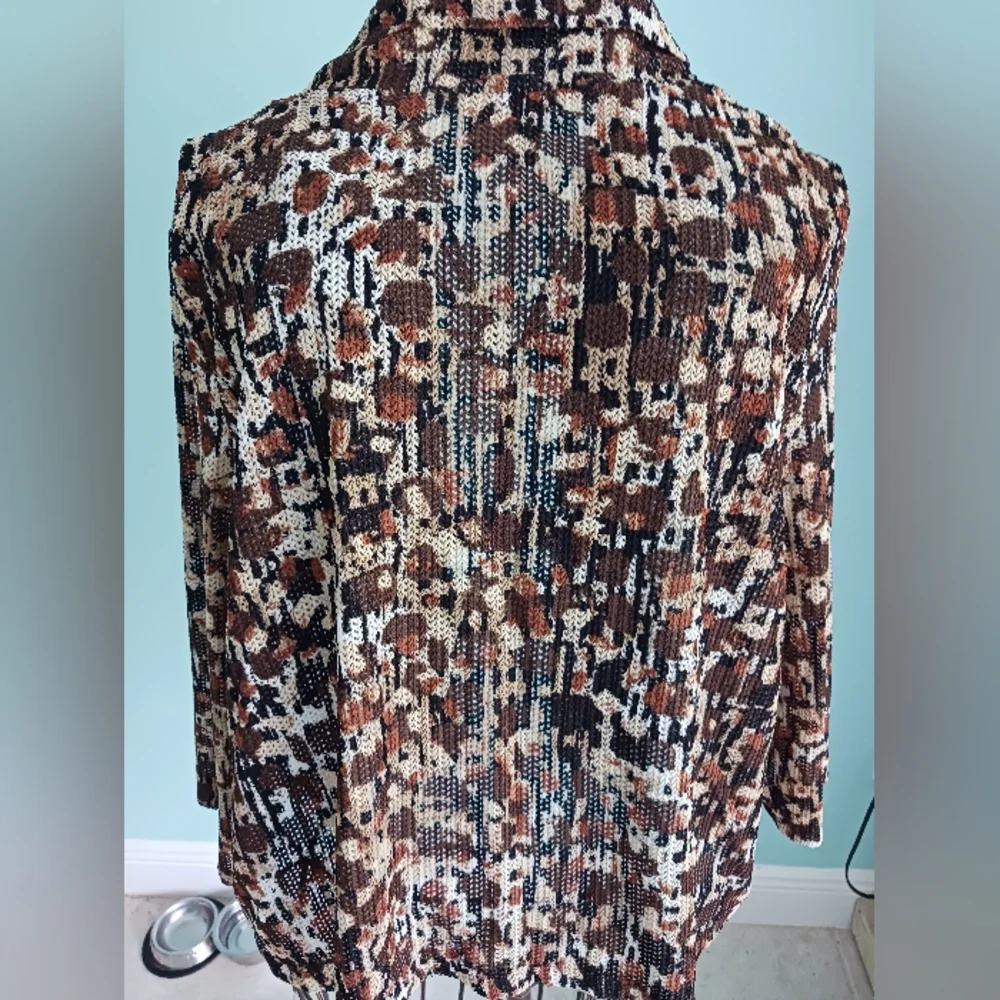 Ruby Rd. Multicolor Open Front Cardigan - Picture 3 of 5